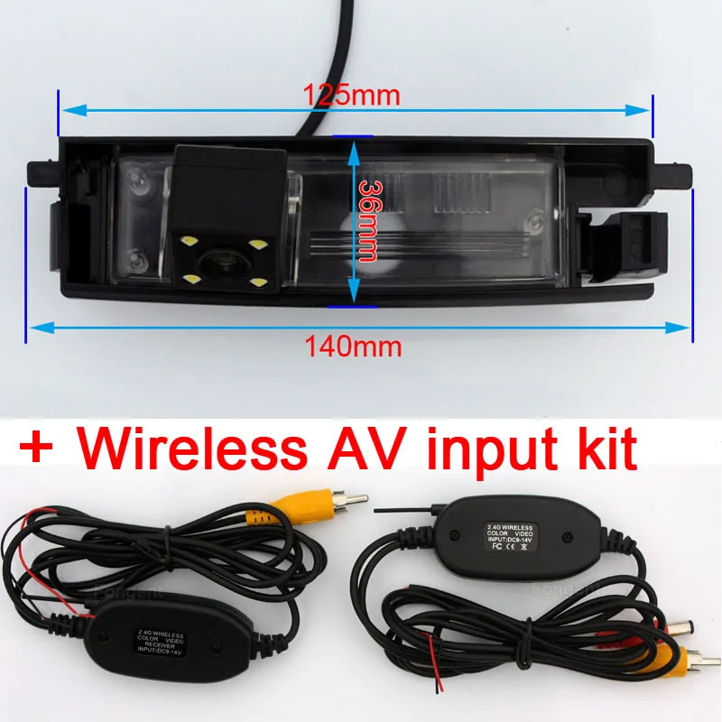 8006-AV Для Toyota RAV4 2000 2001 2002 2003 2004 2005 2006 2007 2008 2009 2010 2011 2012 заднего вида для парковки обратный резервный монитор Камера - Название цвета: 8006-AV