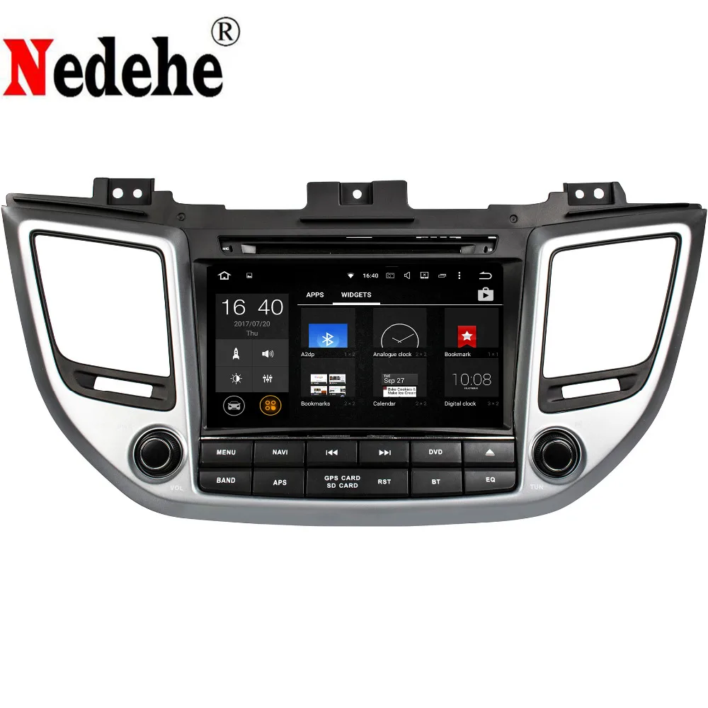 Nedehe " Android 8,1 четырехъядерный+ 2 Гб ОЗУ для hyundai iX35 Tucson автомобильный dvd gps Радио стерео 2 din dvd аудио плеер Wifi
