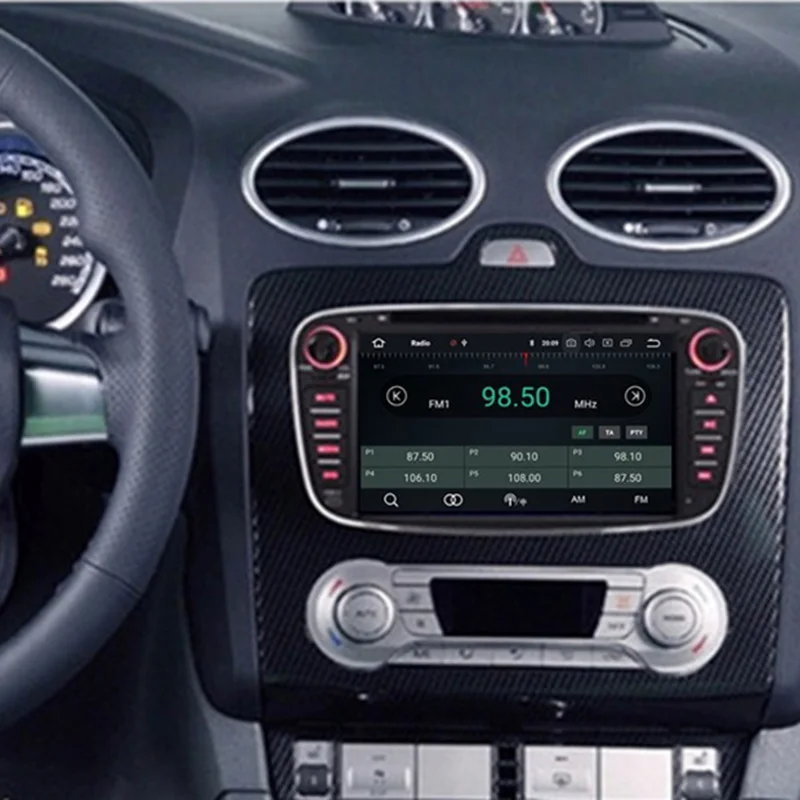 free shipping Car DVD Player Android 7.1 GPS 2Din For Ford/Mondeo/Focus/GALAXY/C-MAX/S-MAX/KUGA MAP radio DSP hifi TDA7851 | Автомобили и