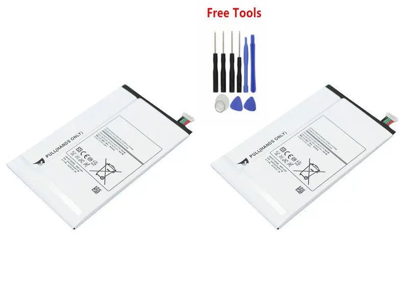 Ciszean 2x4900mAh EB BT705FBE / 18.62Wh Сменный аккумулятор для Samsung Galaxy Tablet Tab S 8 4 SM T700 T705 T705C +
