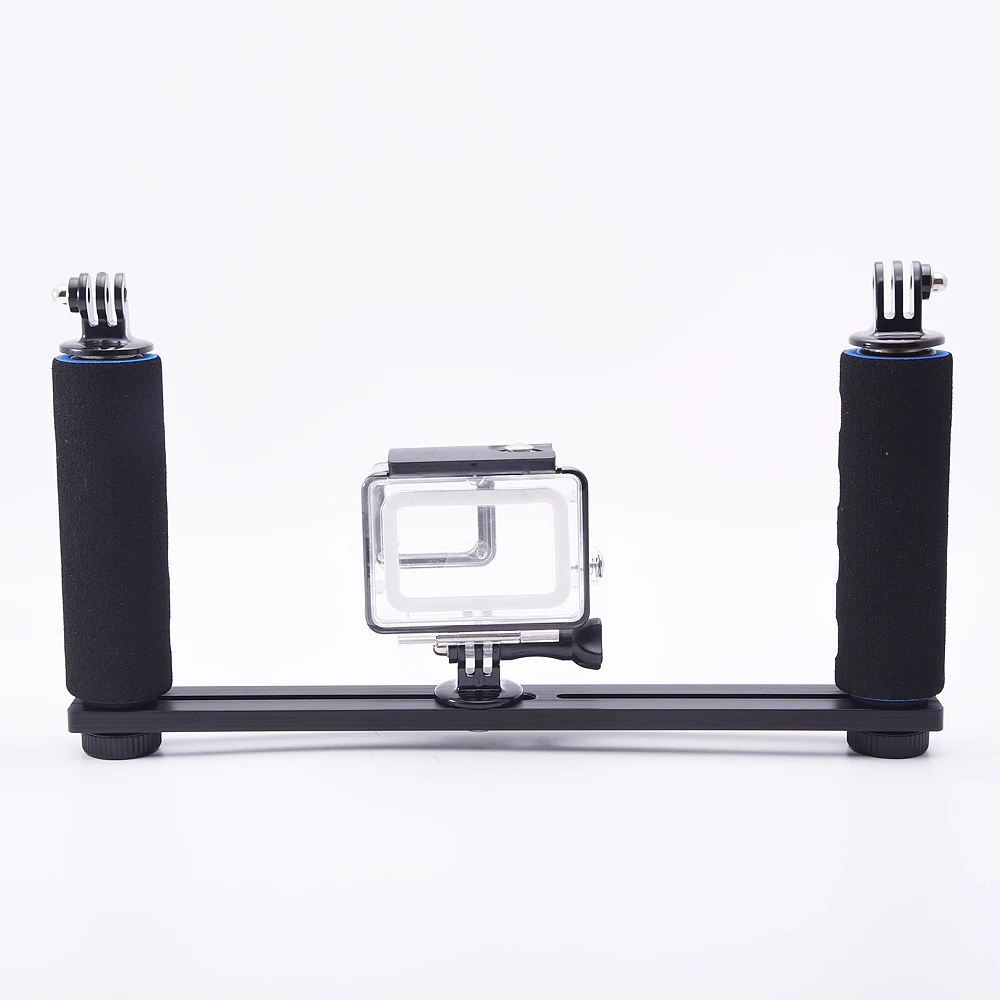 Две руки алюминиевый лоток для подводной камеры корпус Sony экшн HDR AS15 AS20 AS200V AS30V AS100V