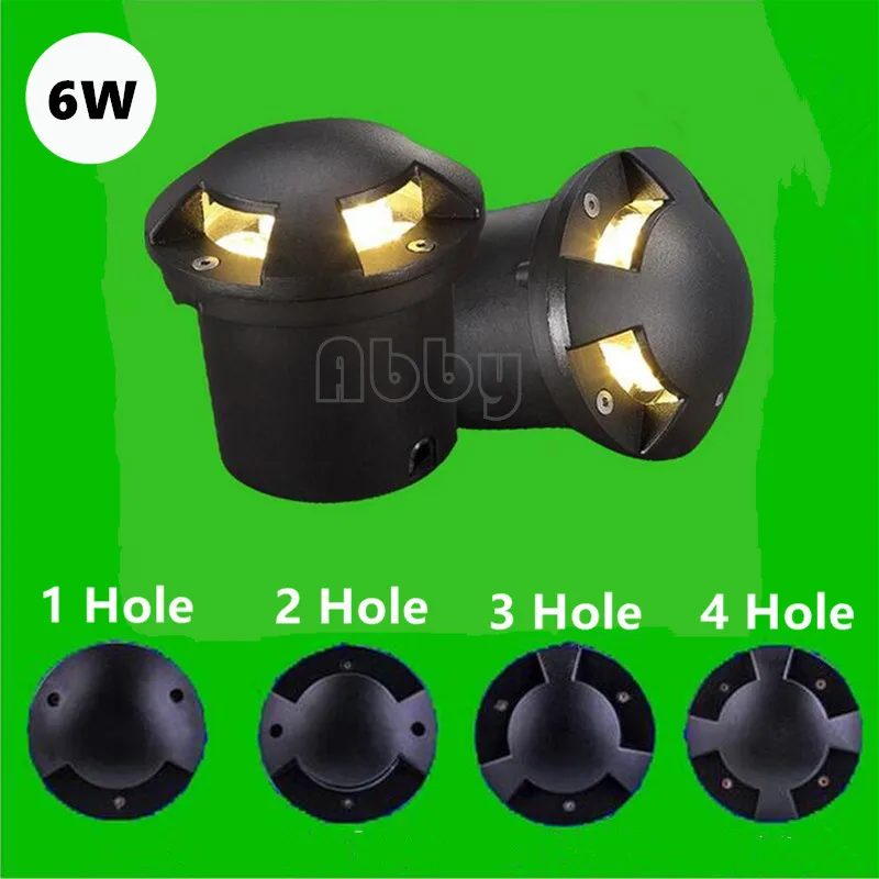 6 Вт LED подземный свет светильник похороненное освещение светодиодные наружные