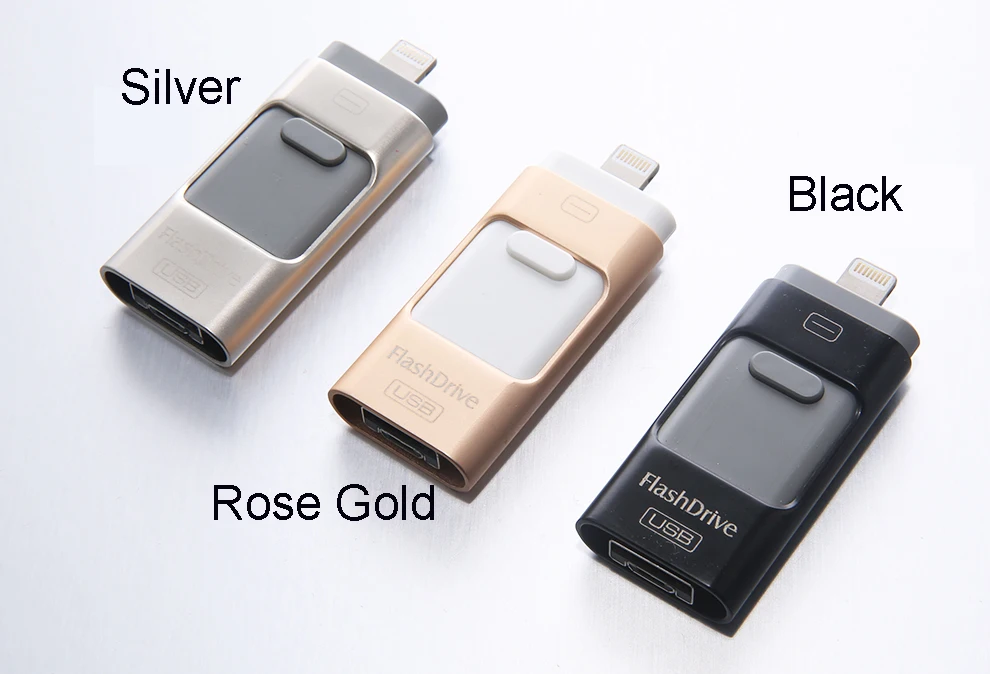 Флеш-накопитель 128 ГБ, 64 ГБ, 32 ГБ, 16 ГБ, 8 ГБ, флеш-накопитель USB 3,0 OTG iFlash drive, HD USB флеш-накопители для iPhone 7, iPad, iPod, iOS, Android Phone