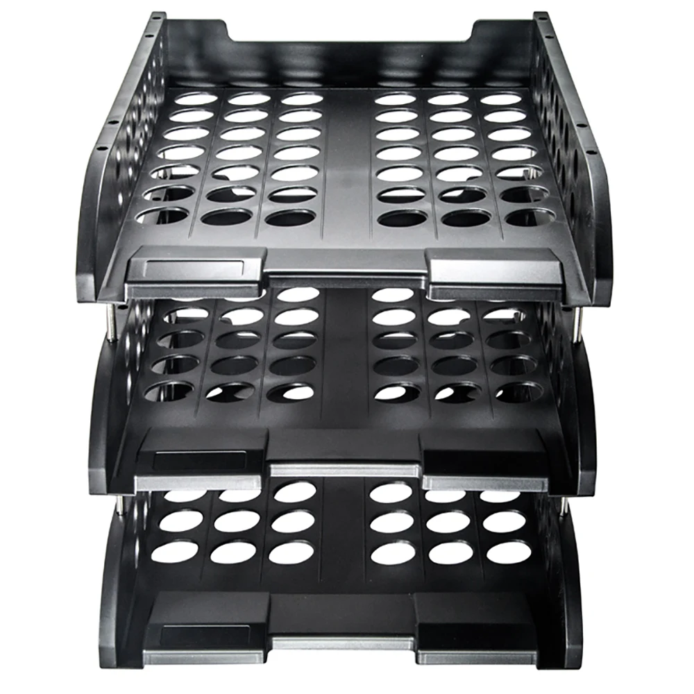 

3-слойный пластиковый лоток для документов с металлическими кронштейнами C2117