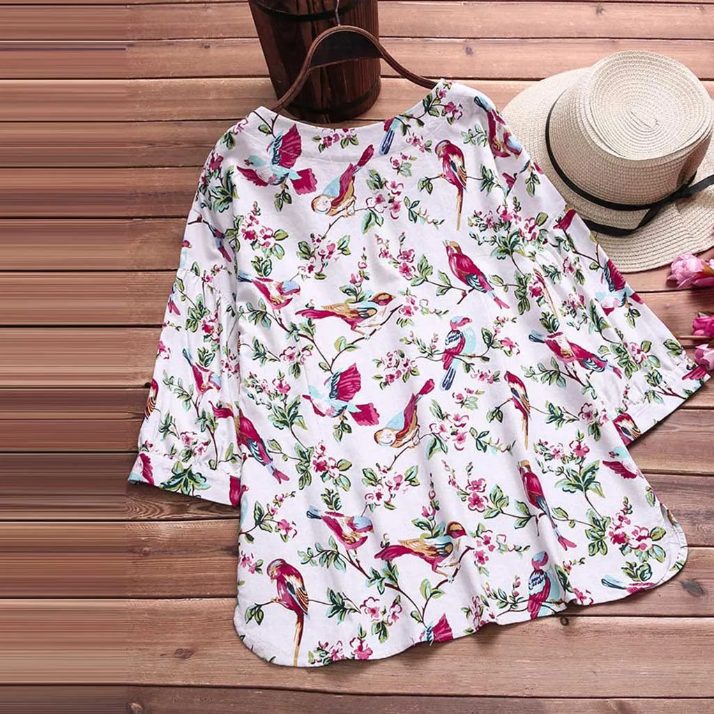 Модные женские блузки Femininas Blusas, Повседневная рубашка с длинным рукавом и круглым вырезом, блузка, блузки Lange Mouwen
