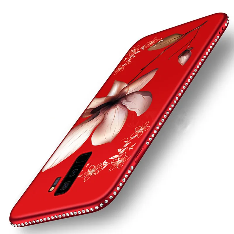 3D Emboss TPU Cases For Samsung Galaxy S9 S10 J4 J6 Plus S10E Note 8 9 Flower Ultra Thin Matte Cover A10 A20 A30 A50 M10 M20 |
