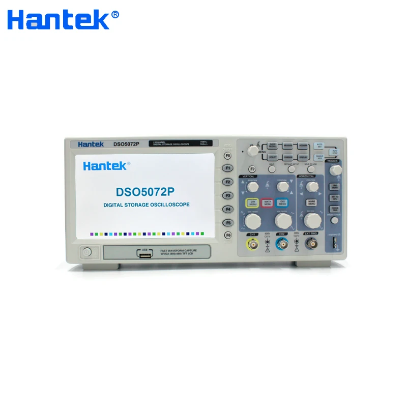 Цифровой осциллограф Hantek DSO5072P 2 канала полоса пропускания 70 МГц 1 Гвыб./с 40K TFT |