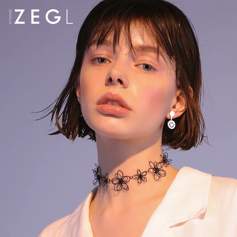 ZEGL украшения на шею ремешок цепочка для женщин колье ожерелье простой дикий