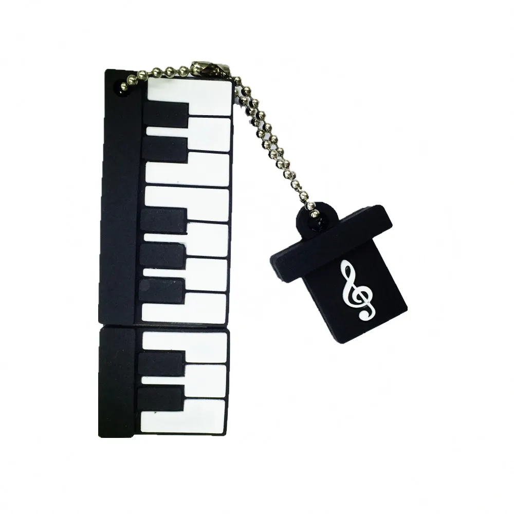 Бесплатная доставка Музыка Пианино клавиатура весело новинка 4 ГБ 8 16 32 64 USB Flash Drive