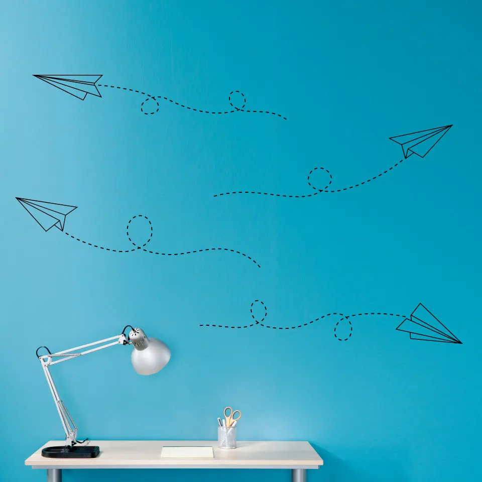 Наклейки на стену для детской комнаты T170406|wall stickers children|stickers childrenwall sticker airplane |