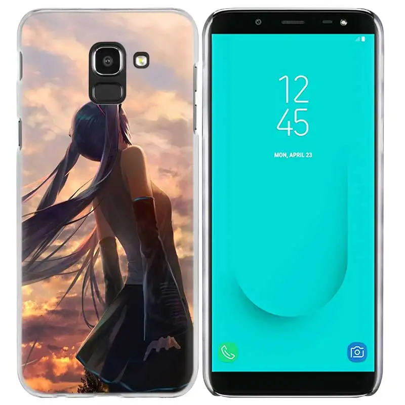 Чехол для samsung Galaxy J7 J5 J8 J6 J4 J3 J2 Plus Prime J8+ J6+ J4+ Fundas с Аниме Хацунэ Мику