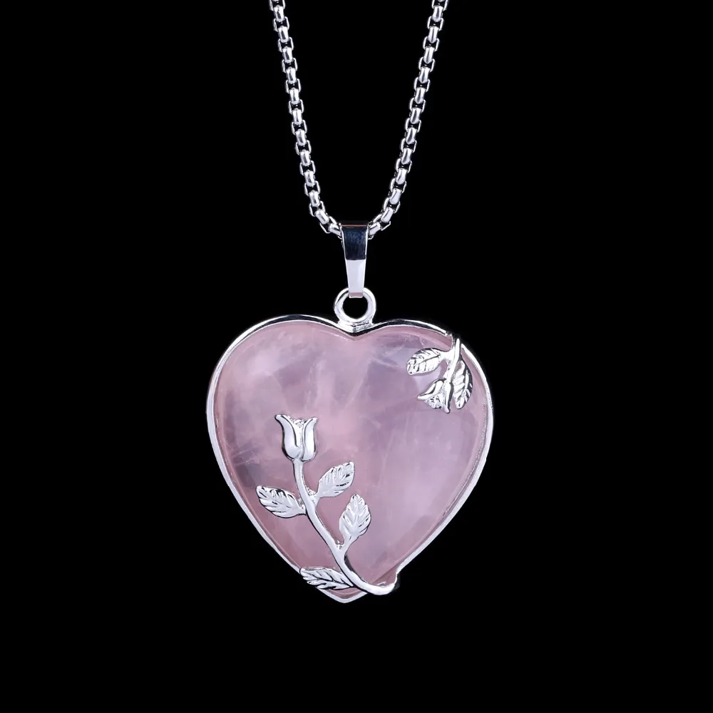 Натуральный розовый кварцевый кристалл опущенный чакра каменная крышка