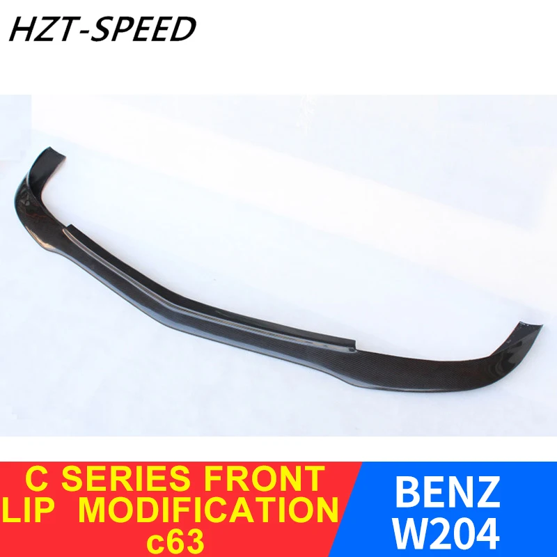 

2012 - 2014 Автомобильный протектор бампер передний губа для BENZ C Class W204 модифицированный C63 AMG стиль углеродное волокно передняя губа автомобиля