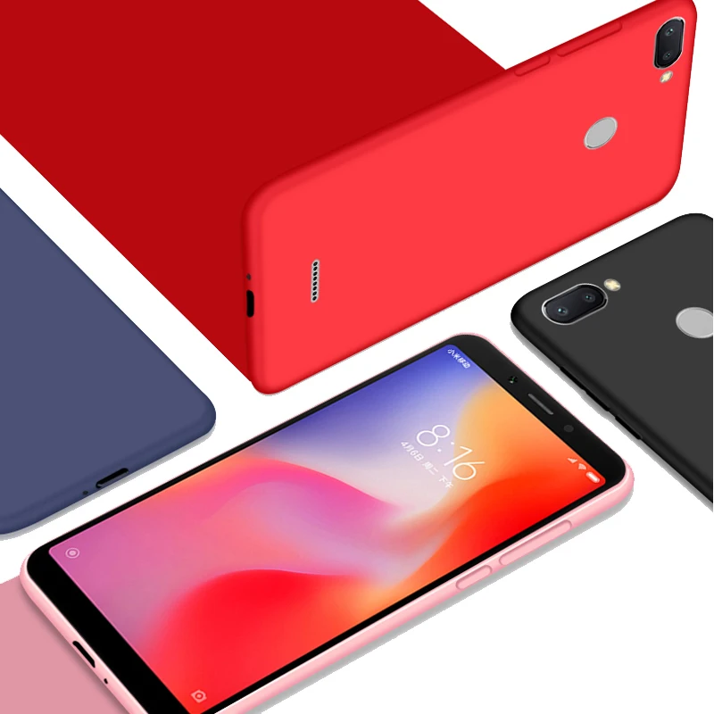 Роскошный силиконовый тонкий мягкий ТПУ чехол для Xiaomi Redmi 7 7A 6 A 6A 7a pro с полным