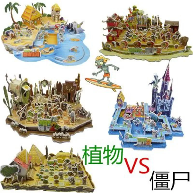 World Pirates Plants VS Zombie Future Scene Edition модель строительные блоки кирпичи подходят для моих