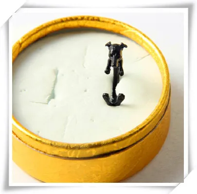 1 шт. Новинка оптовая продажа итальянское кольцо Greyhound в стиле ретро свободный