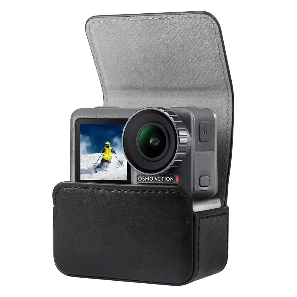 Портативная сумка для хранения кожаный чехол Защитная DJI Osmo экшн Gopro Hero 3 4 5 6 7