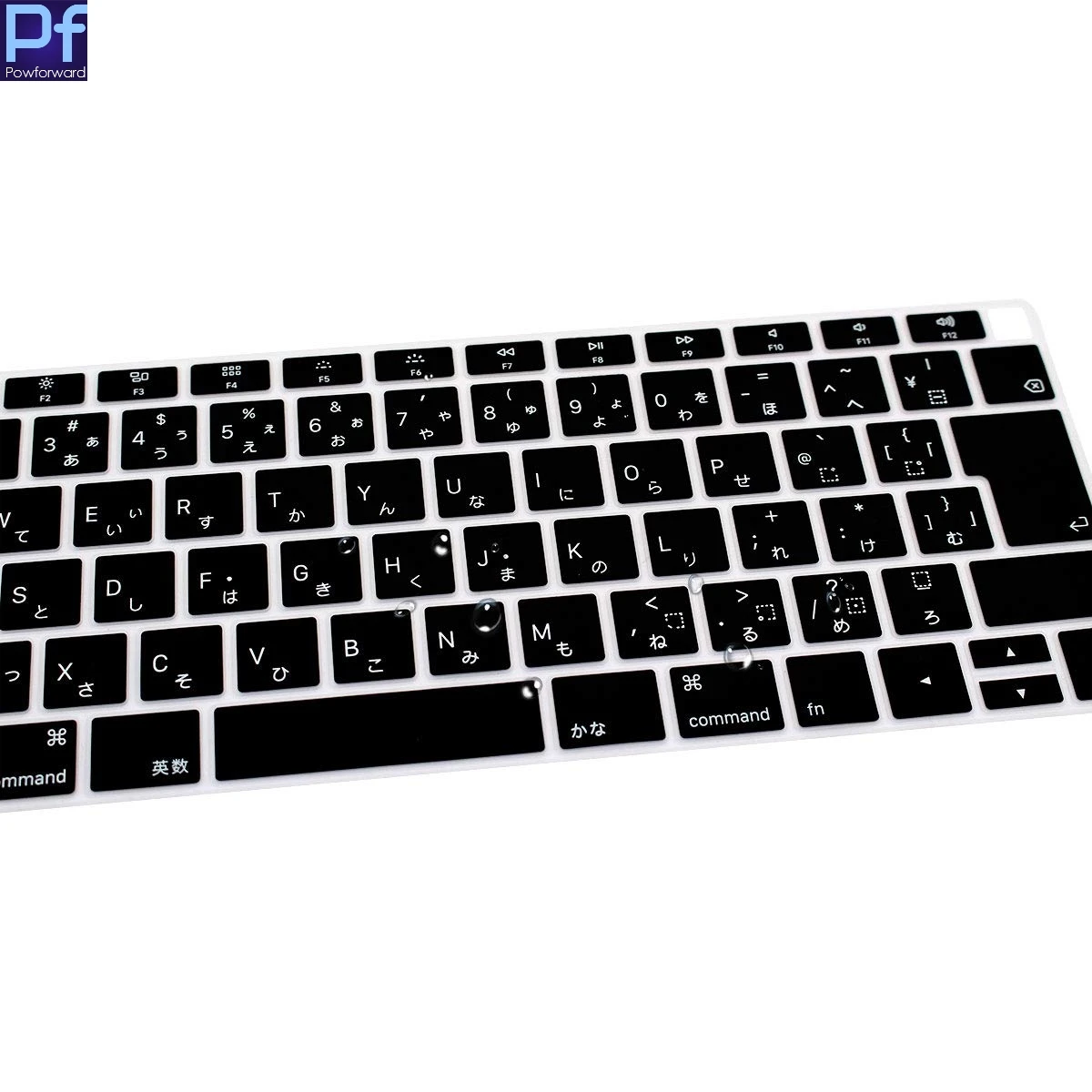

Черный Японский силиконовый чехол для клавиатуры кожи для MacBook новейший Air 13 дюймов 2018 выпуск A1932 с дисплеем Retina Touch ID