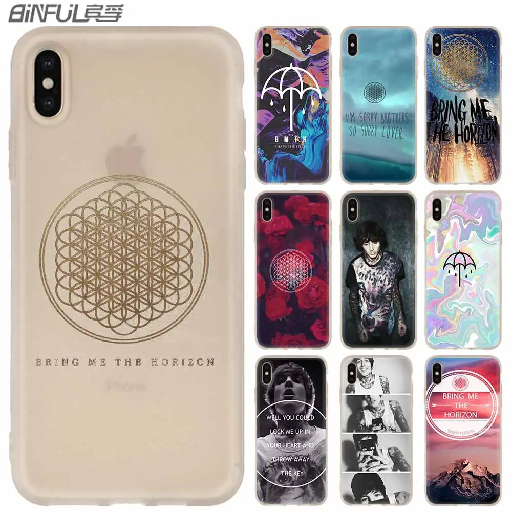 Силиконовый мягкий чехол для iPhone 11 12 Pro X XS Max XR iphone 8 7 6 Plus 5 5s SE Bring Me the Horizon 2020 |
