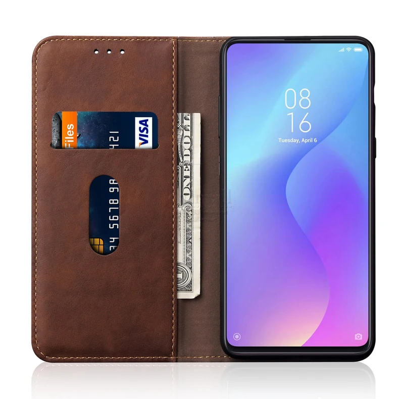 Винтажный кожаный чехол-книжка для Xiao mi Red mi K20 Pro mi 9 T, Роскошный кошелек с подставкой для карт, Магнитный чехол-книжка, повседневный чехол для телефона, Fundas