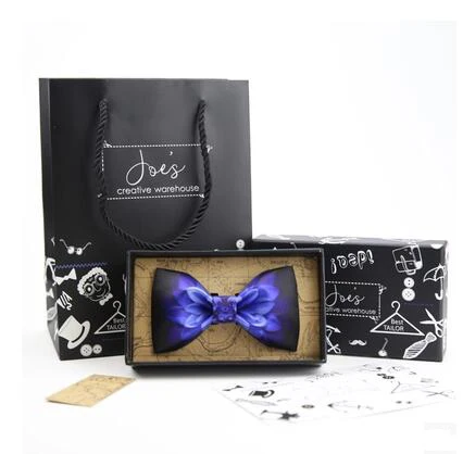 Уникальный дизайн галстуки-бабочки с носовым платком модные очаровательные