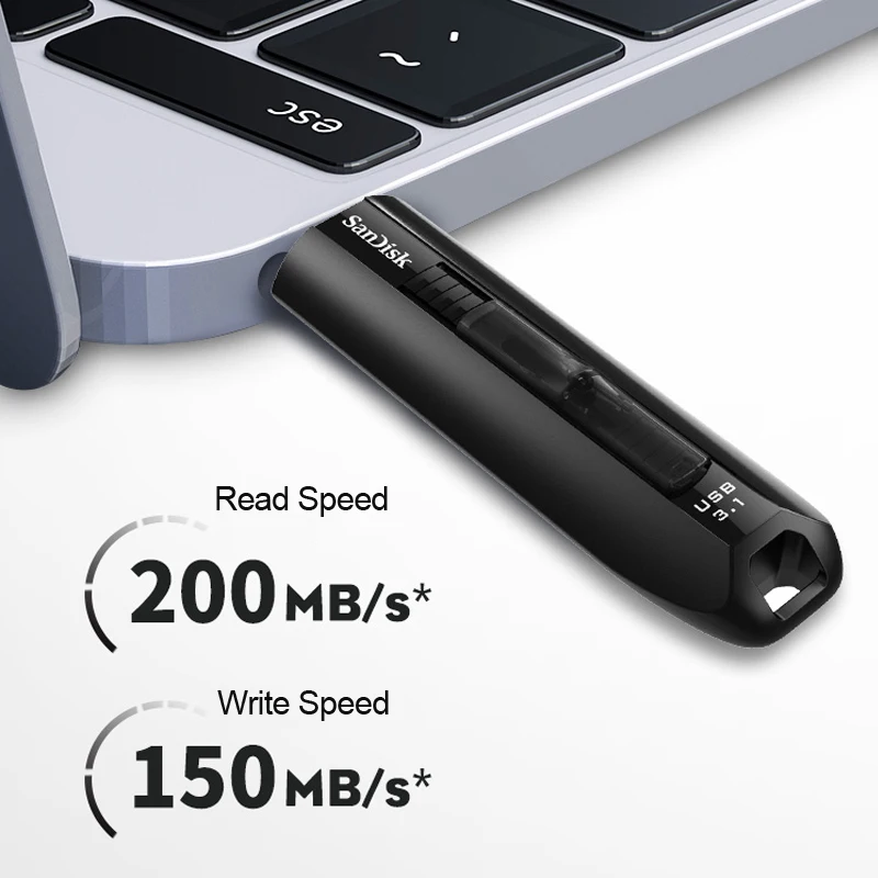 Флэш-накопитель SanDisk Extreme Go USB 3 1 128 ГБ 64 флэш-накопитель высокоскоростная