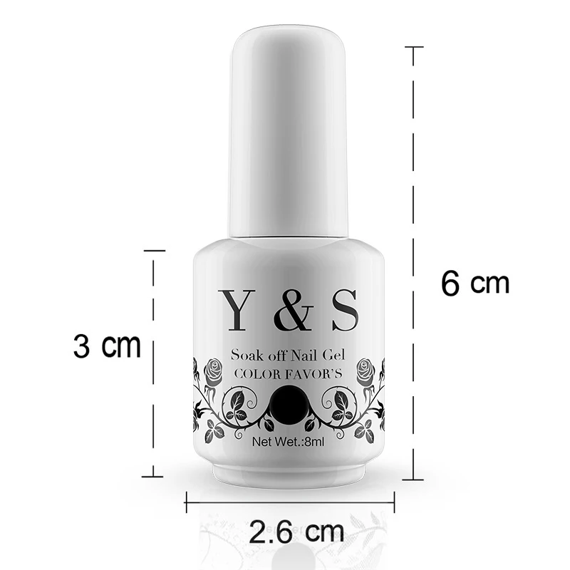 Y &amp S Французский маникюр Гели для ногтей польский белый и розовый Цвета Лидер