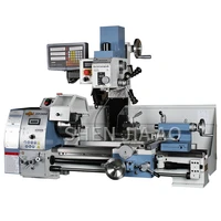 jyp290vf multi function household lathe desktop small lathe drilling rig drilling and milling machine metal milling machine 220v