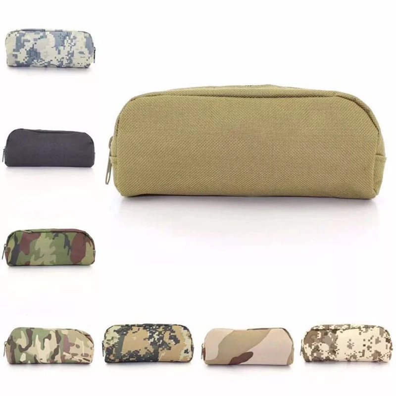 Прочные солнцезащитные очки случай камуфляж Molle молнии коробка Случаи Открытый