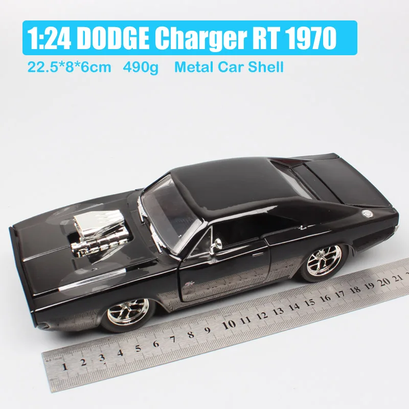 Charger RT 1970 1 24 Jada Mitsubishi Eclipse Тойота Супра DODGE зарядное устройство Nissan Ripsaw гусеничный Lykan Diecasts& Vehicles Модель Масштаб игрушечный автомобиль дети - Цвет: Charger RT 1970