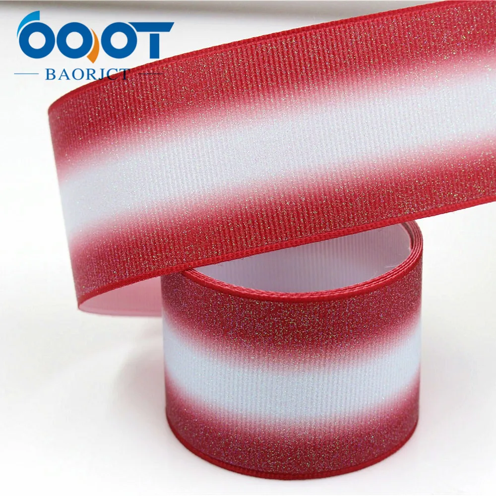 OOOT BAORJCT 181161 38 мм 10 ярдов ленты для вспышки термопечать grosgrain Свадебные аксессуары