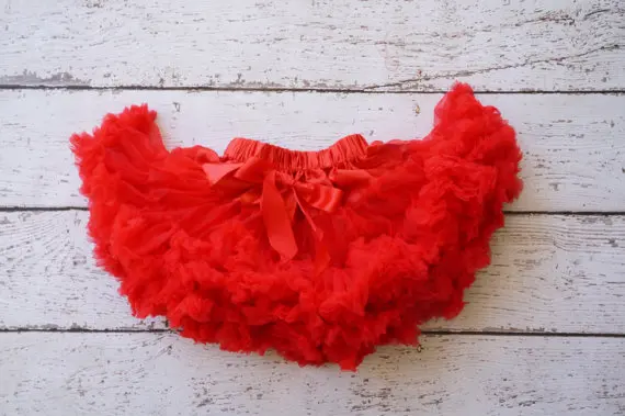 Мода Пушистый Шифон Pettiskirts пачка Новорожденных Девочек Юбки Принцесса юбка