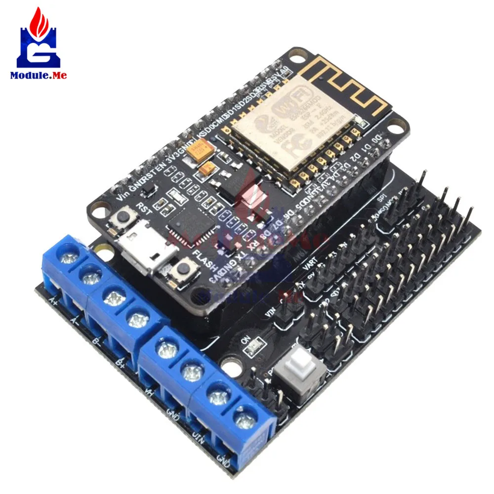 NodeMCU V2 Development Kit NodeMCU+ моторный щит ESP12E wifi ESP8266 ESP-12E DIY RC игрушка на дистанционном управлении IoT умная машина ESP12E