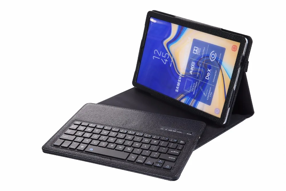 Чехол-подставка в стиле личи для Samsung Galaxy Tab S4 10 5 T830 T835 T837 SM-T835 Съемная Беспроводная