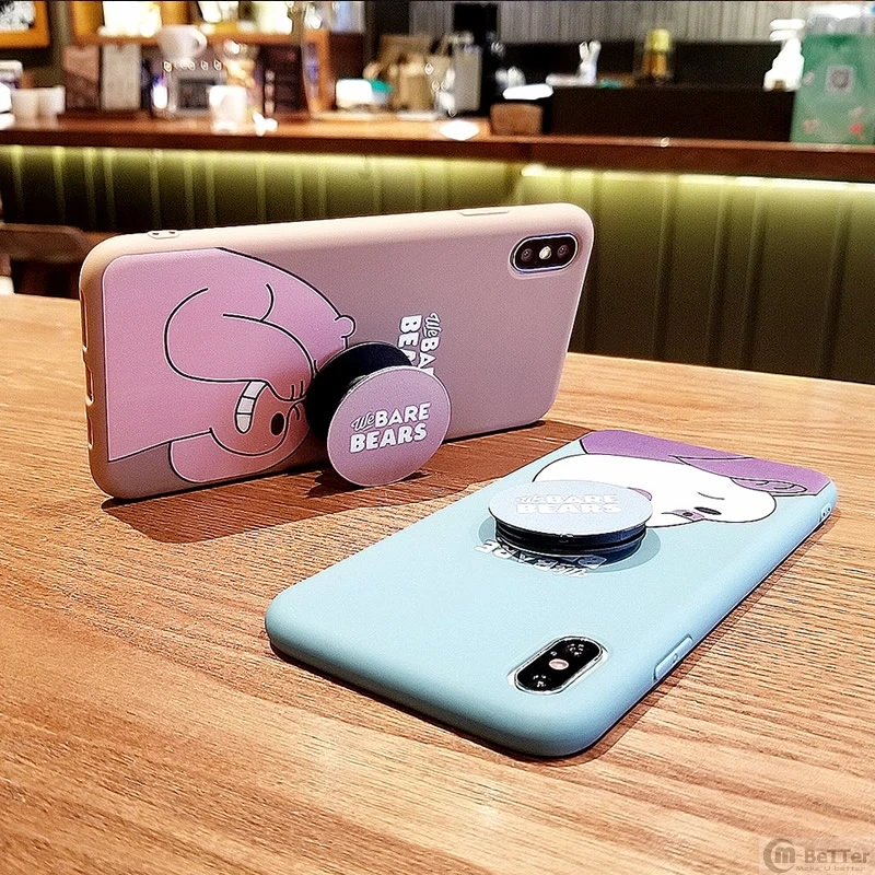 Мы вся правда о медведях пара чехол для iPhone XS MAX мультфильм силиконовая задняя