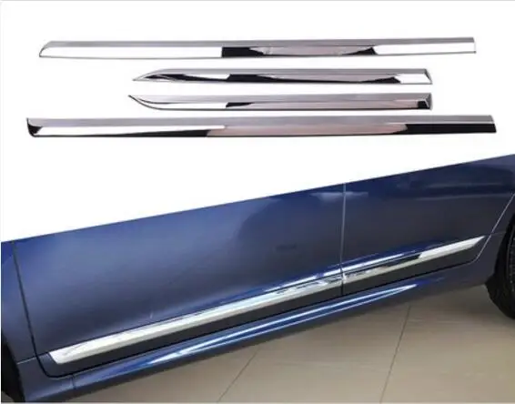 4 шт./компл. ABS Хромированная защитная крышка корпуса боковой двери автомобиля