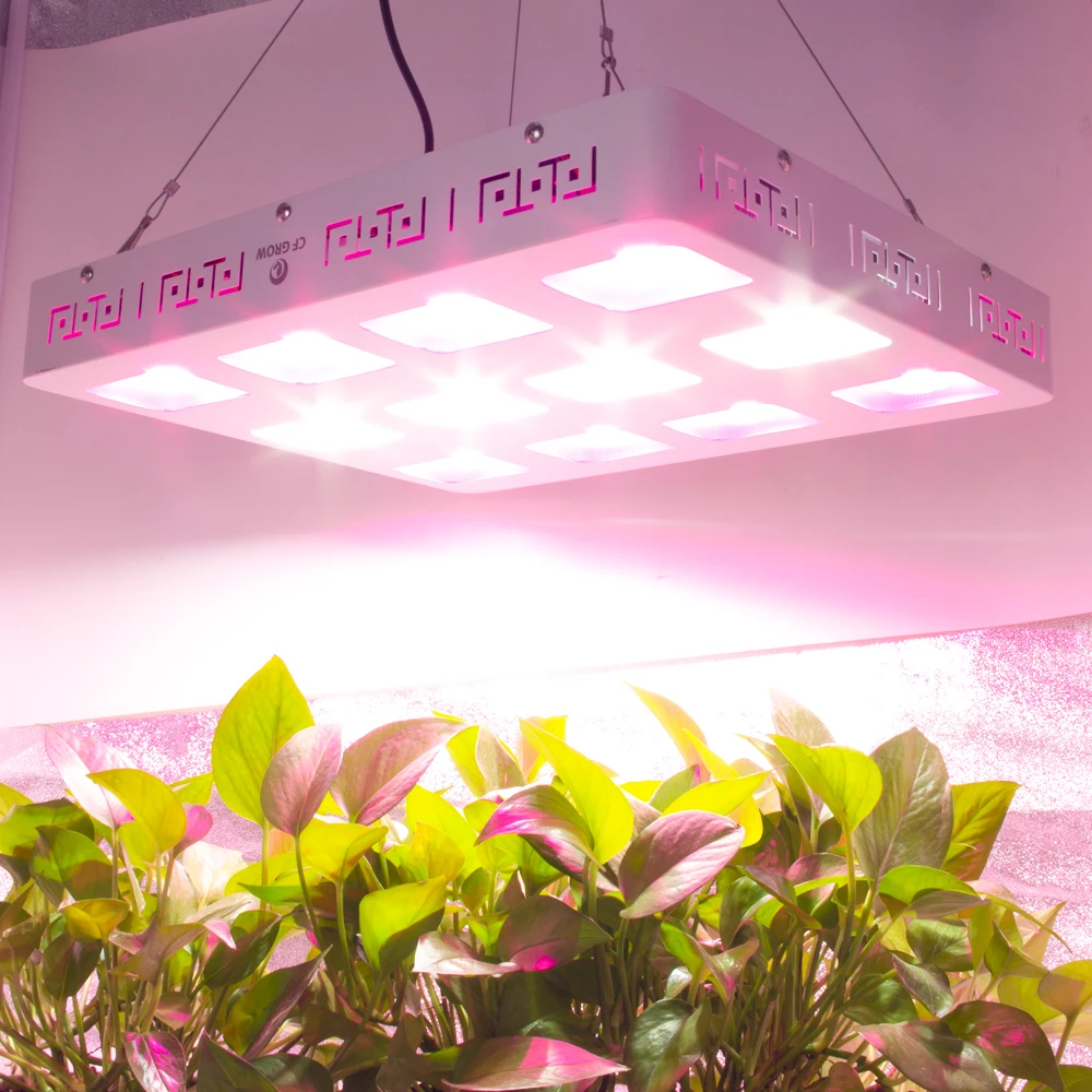 COB светодиодный Grow светильник полный спектр 300W 600W 1200W для сельскохозяйствнных