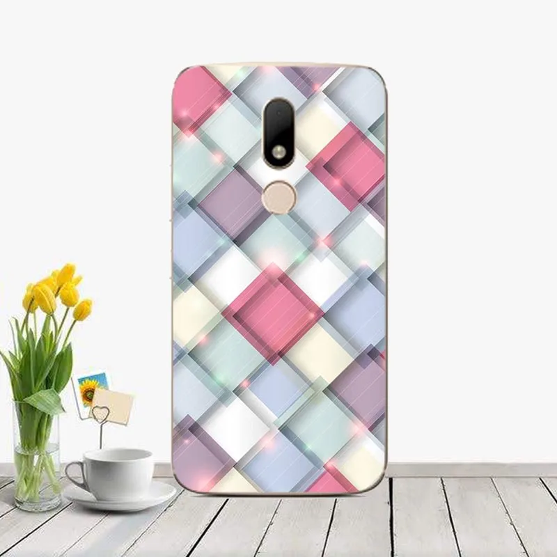 J21 Мягкий силиконовый чехол для Motorola Moto M XT1662 XT1663 розовый чехол с милыми животными чехол с принтом для Moto M задняя крышка Capas Fundas - Цвет: J21