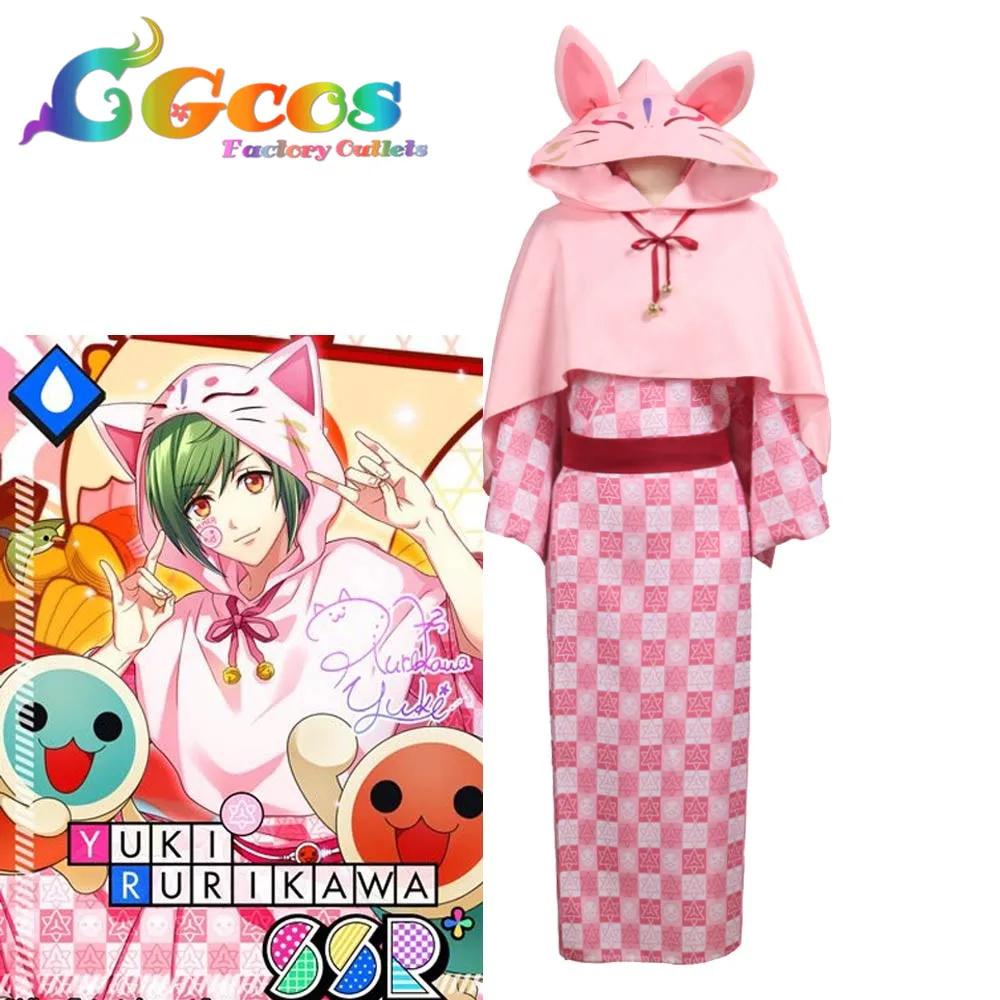 CGCOS Бесплатная доставка Косплэй костюм A3 Taiko без Tatsujin Юки Rurikawa форма аниме