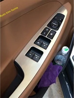 lapetus inner door armrest window lift control button panel cover trim fit for hyundai tucson 2016 2020 abs auto accessories