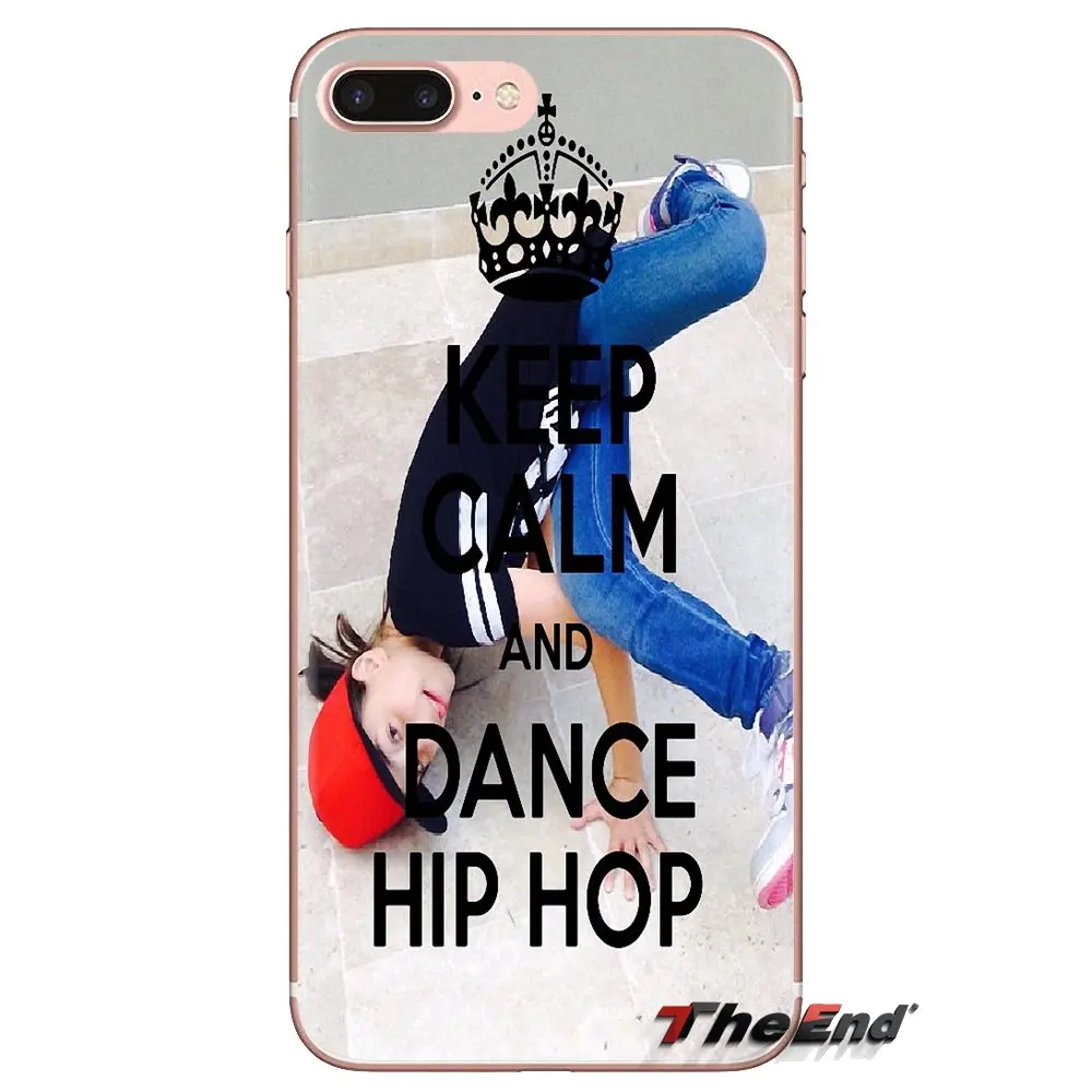 Keep Calm And Dance Hip Hop Love Silicone Covers For Huawei G7 G8 P7 P8 P9 P10 P20 P30 Lite Mini Pro P Smart Plus 2017 2018 2019 |