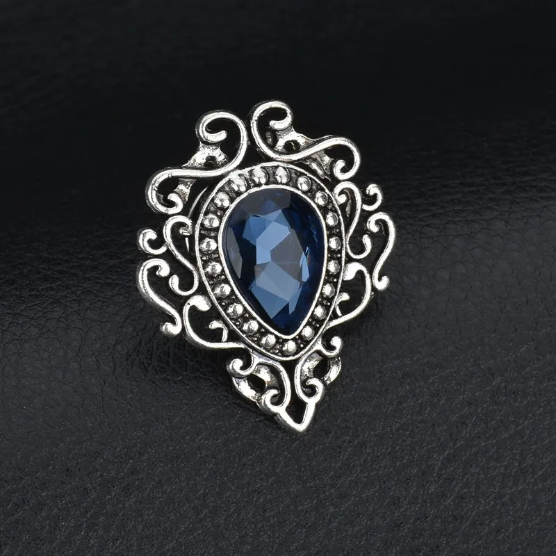 Брошь MissCyCy в винтажном стиле для мужчин и женщин милый значок форме капли воды