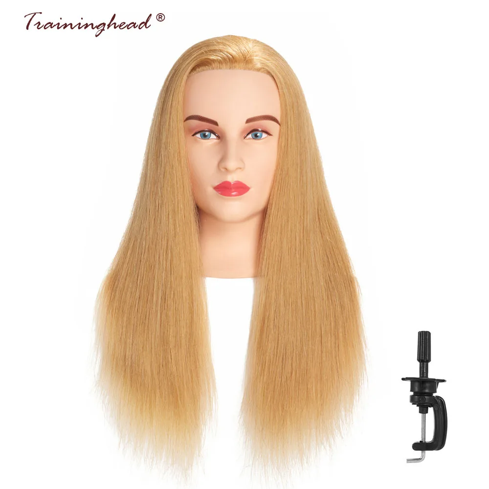 24 26 ''женские длинные человеческие волосы голова манекена для парики укладки