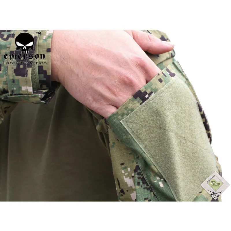 Emersongear BDU Gen2 Военная армейская форма G2 боевая рубашка брюки с наколенниками Ghillie