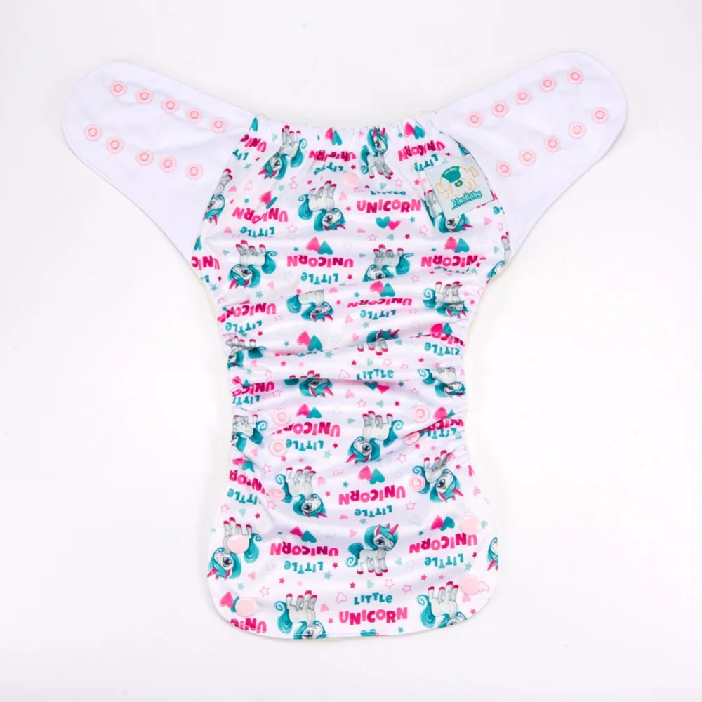 JinoBaby бамбуковые подгузники одного размера тканевые пеленки для детей AIO-My Unicorn |