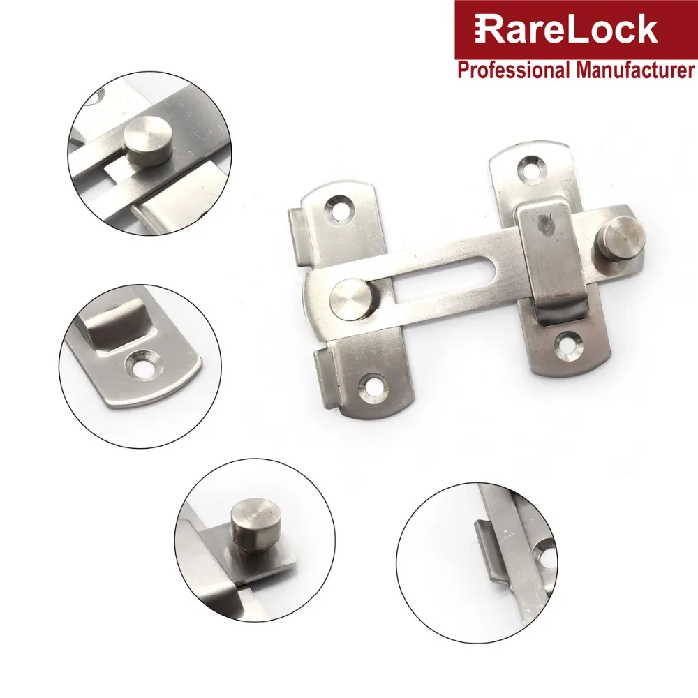 

5pcs 70mm*100mm Hasp Latch Lock Sliding Door Simple Convenience Window Cabinet Drawer Locks Cerradura f