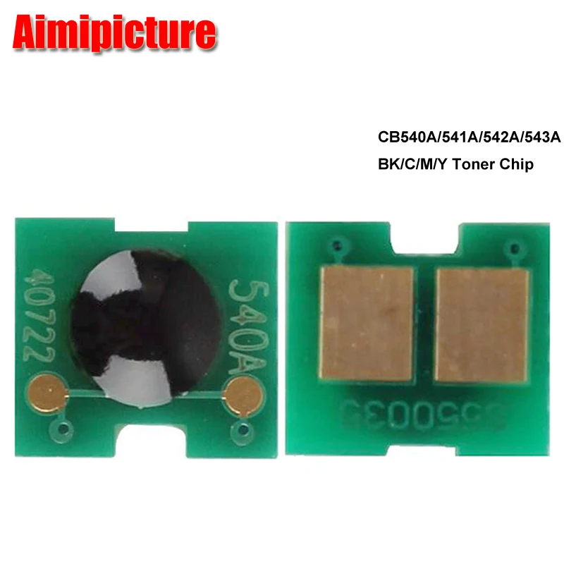 Чип сброса CB540A CB541A CB542A CB543A CB540 540A для принтера HP CP1215 1215 CP1518 1518 CM1312 CP1517 CP1519 4 шт./лот |
