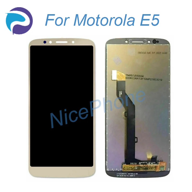 ЖК-дисплей для Motorola Moto E5 XT1944 с сенсорным датчиком стеклянный дигитайзер в сборе