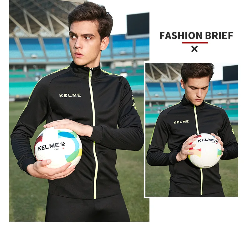 KELME Мужская Спортивная тренировочная куртка, ветрозащитная куртка для отдыха, куртка для футбола, баскетбола, бега, 3881324