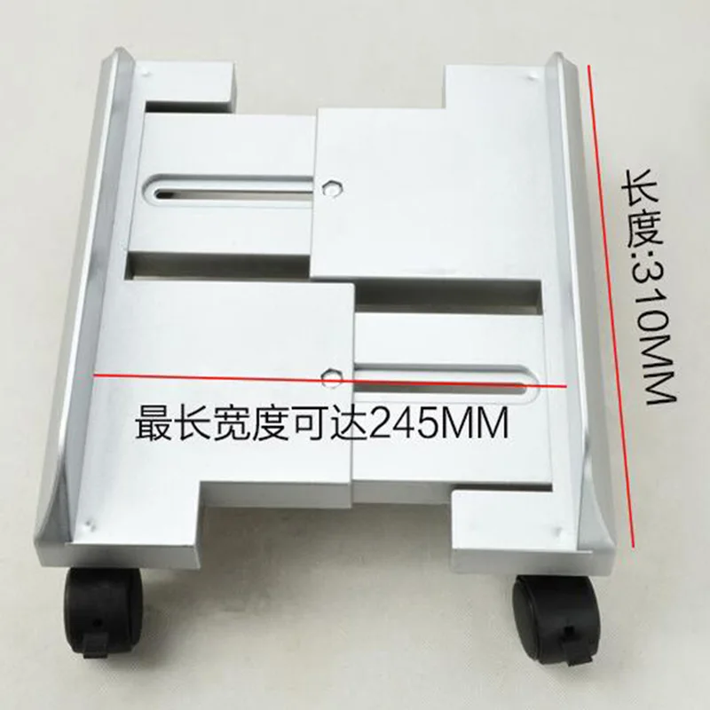 Универсальный черный H корпус для компьютера кронштейн крепления на колесах